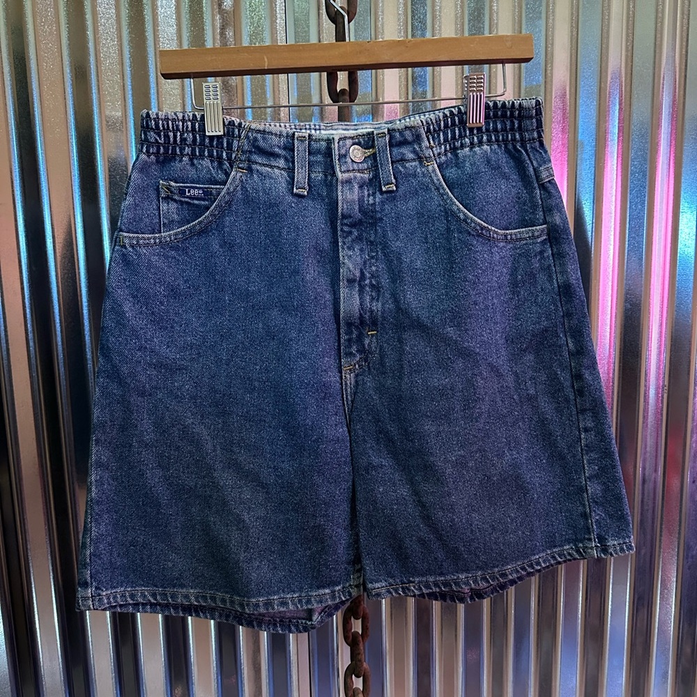 Lee Women's Dark Blue Jean Shorts